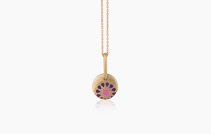 MY MUSE GLORY ENAMEL MINI NECKLACE